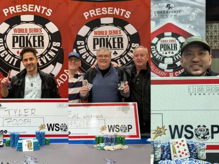 Three New Champions Crowned on an Action-Packed Sunday at WSOPC Calgary