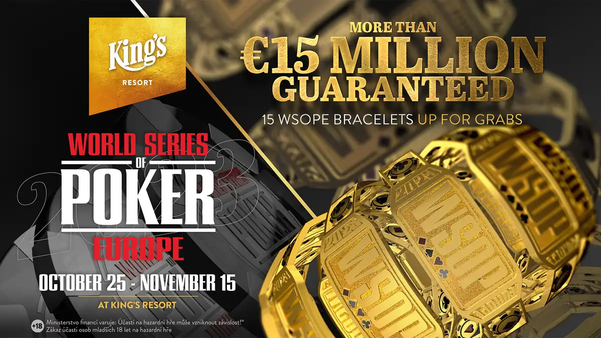 2023 WSOP Europe €15,000,000 Schedule Announced